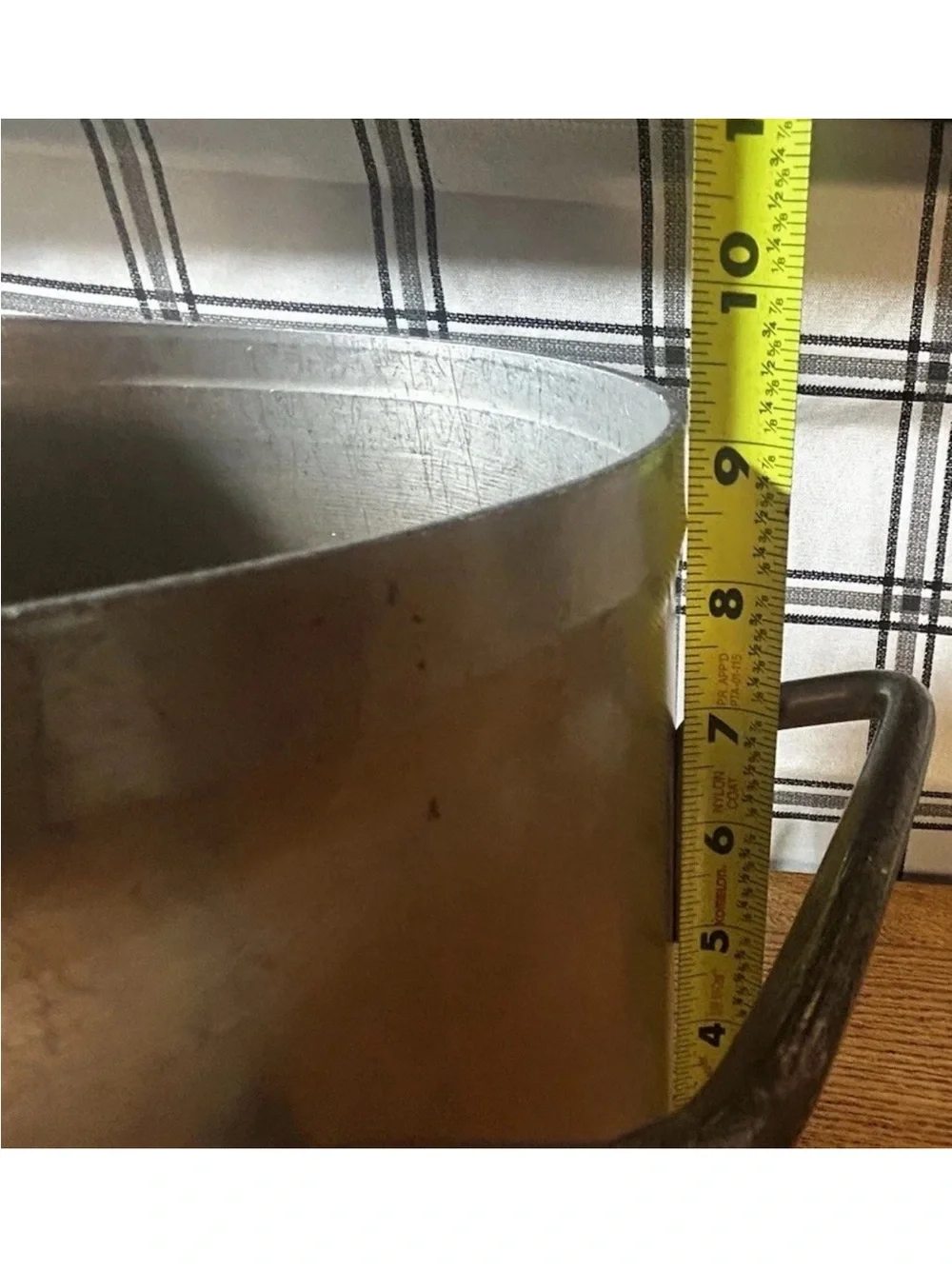 Eagleware Vintage Heavy-Duty Aluminum Stock Pot with Lid - Silver